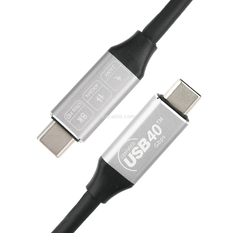 Yüksek hızlı usb uzatma kablosu, USB Type-C - USB Type-C 4.0, 40Gbps