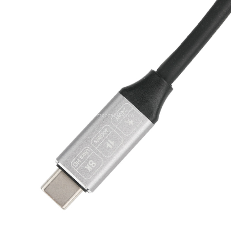 Yüksek hızlı usb uzatma kablosu, USB Type-C - USB Type-C 4.0, 40Gbps
