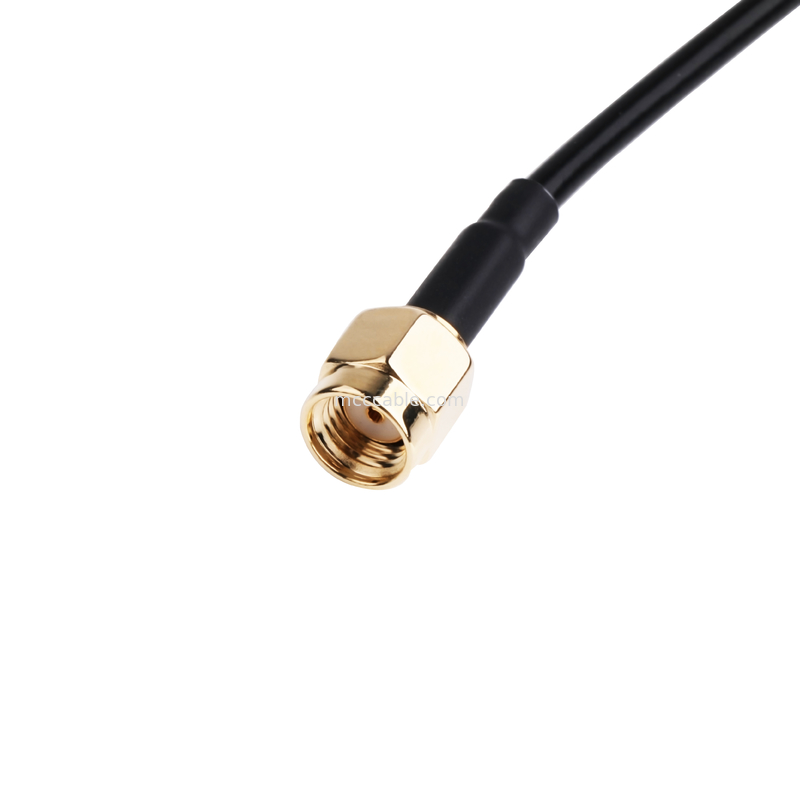 RF konektörü 50ohm Impedans Lmr100 RF Koaksiyel Kablo Siyah lcd lvds kablo samtec yüksek hızlı kablo