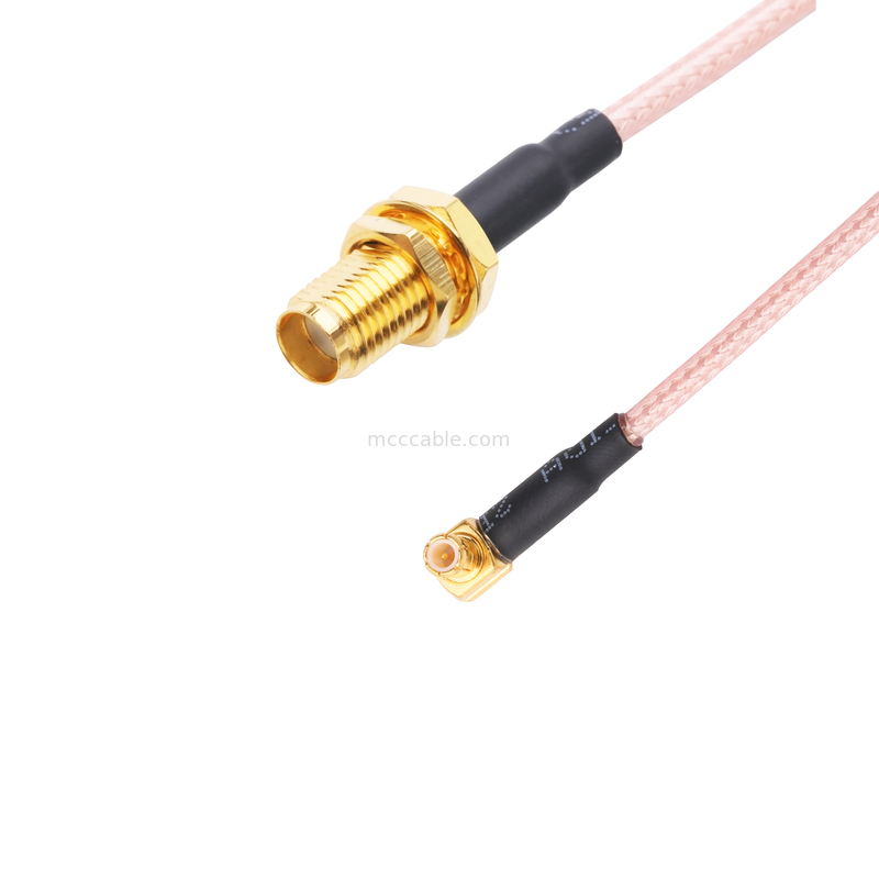 Rf Konektörüne Rg316 Kablo Montajı Koaksiyel Kablo ROHS samtec yüksek hızlı kablo