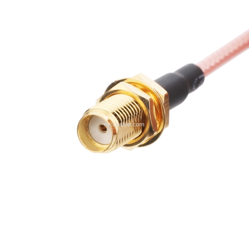 Rf Konektörüne Rg316 Kablo Montajı Koaksiyel Kablo ROHS samtec yüksek hızlı kablo