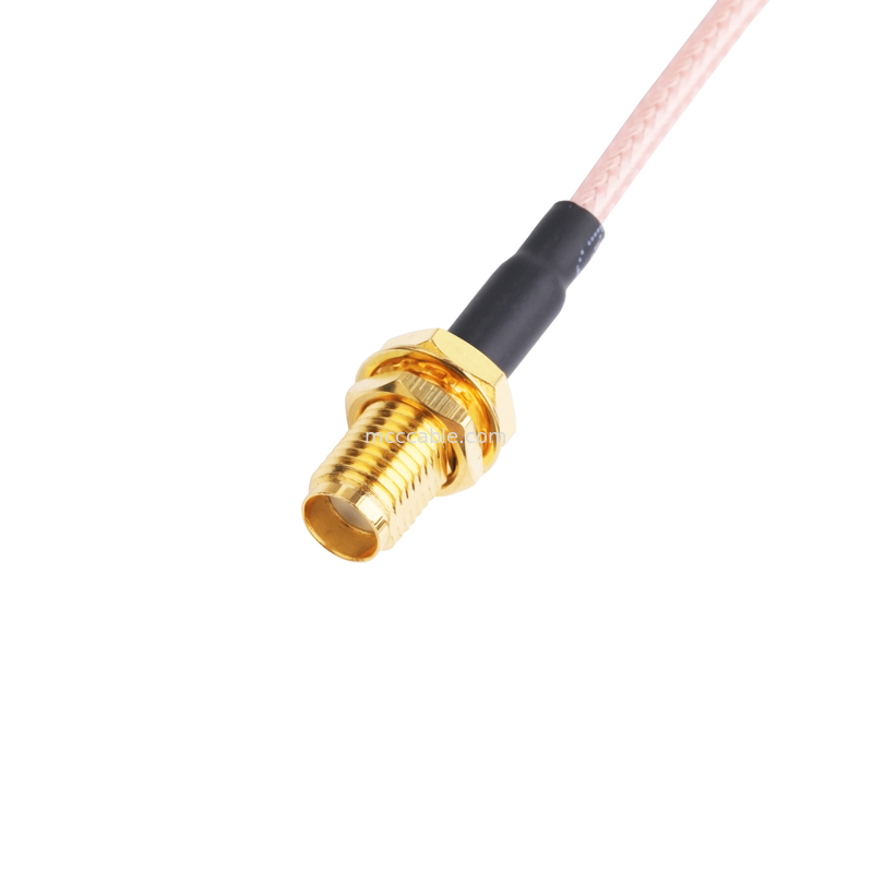 Rf Konektörüne Rg316 Kablo Montajı Koaksiyel Kablo ROHS samtec yüksek hızlı kablo