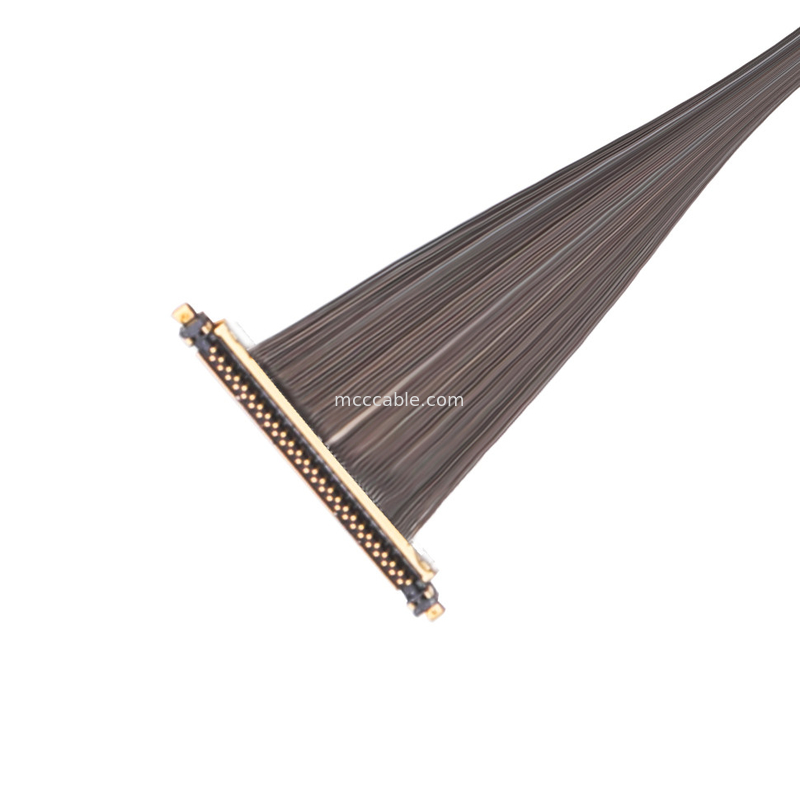20531 50P Dikey Çiftleşme Mikro Koaksiyel Kablo 20531-050t-02 0.25mm Sağ Köşeli Bağlayıcı