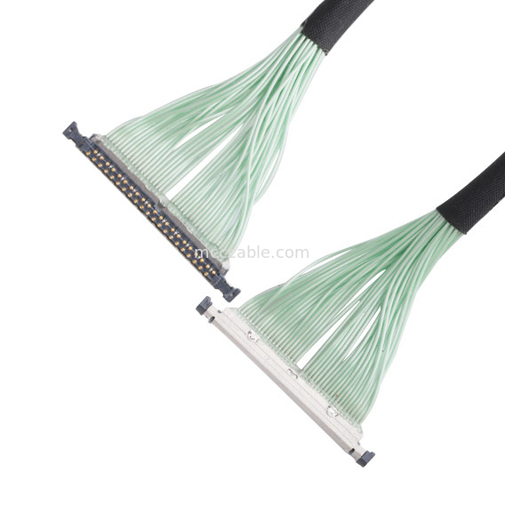 20496-040T-40 20497-040T-30 2679-040-10 20498-040E-41 40P LVDS Mikro Koaksiyel Kablo