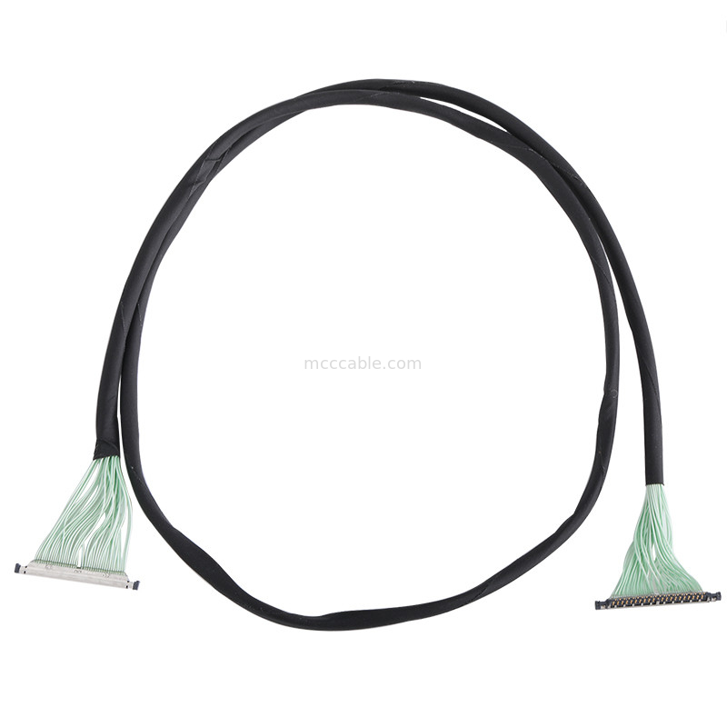 20496-040T-40 20497-040T-30 2679-040-10 20498-040E-41 40P LVDS Mikro Koaksiyel Kablo