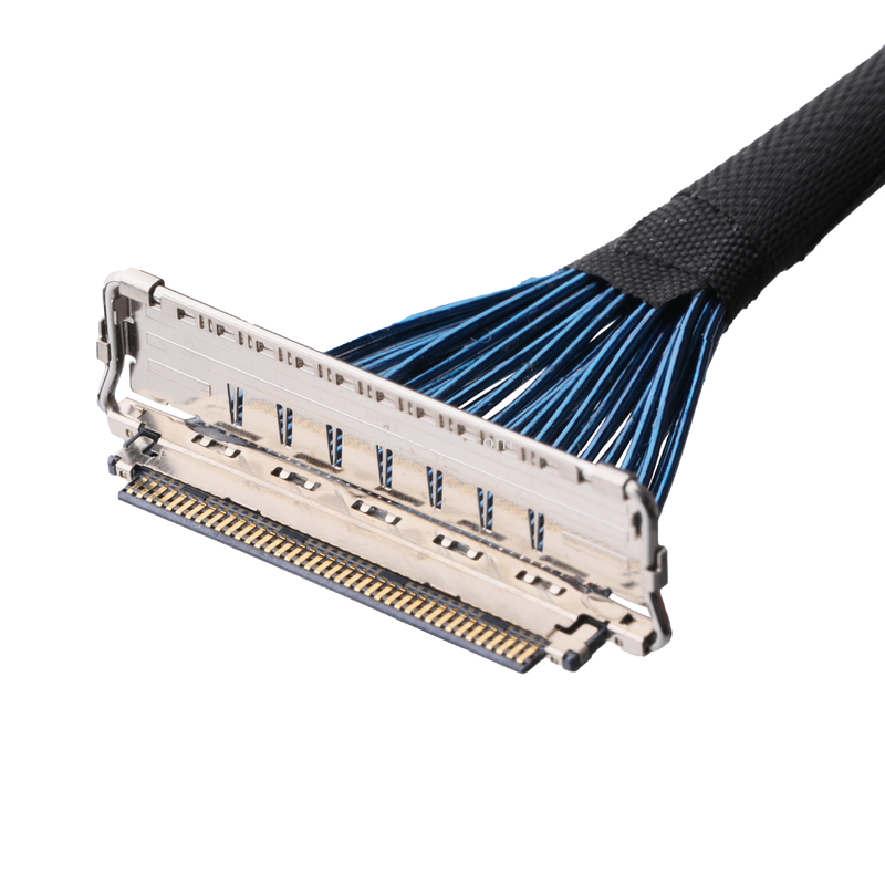 IDC CABLE 20679 20729 Serisi 20679-050T-01 50P 0.4mm Pitch Horizontal Mating Miniatür Koaksiyel Kablo özelleştir