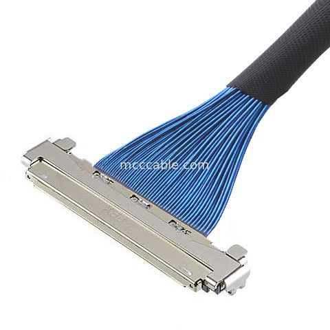MICRO COAX CABLE 30P 20878-030T-01 Mikro Koaksiyel LVDS Kablosu EMC koruması ve mekanik kilitle