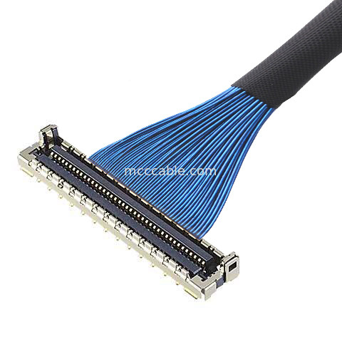 MICRO COAX CABLE 30P 20878-030T-01 Mikro Koaksiyel LVDS Kablosu EMC koruması ve mekanik kilitle