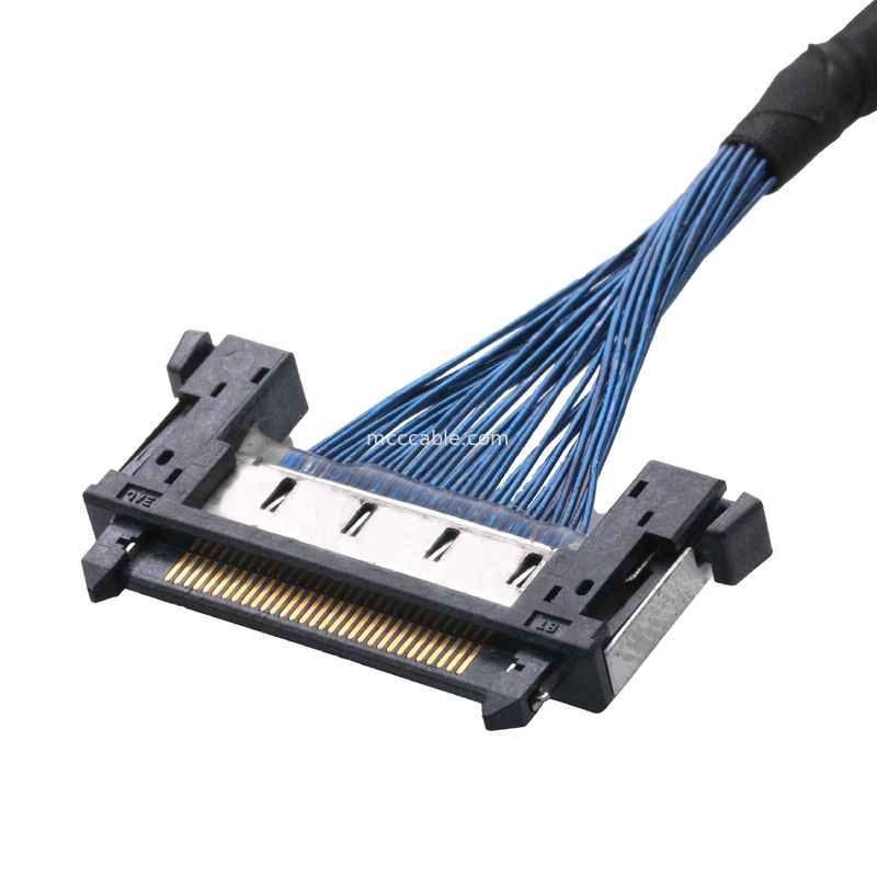 JAE FI-RE31CL - FI RE31CL LCD Lvds Kablo özelleştirilmiş kablo tertibatı 0.3mm hatve molex kablo demeti