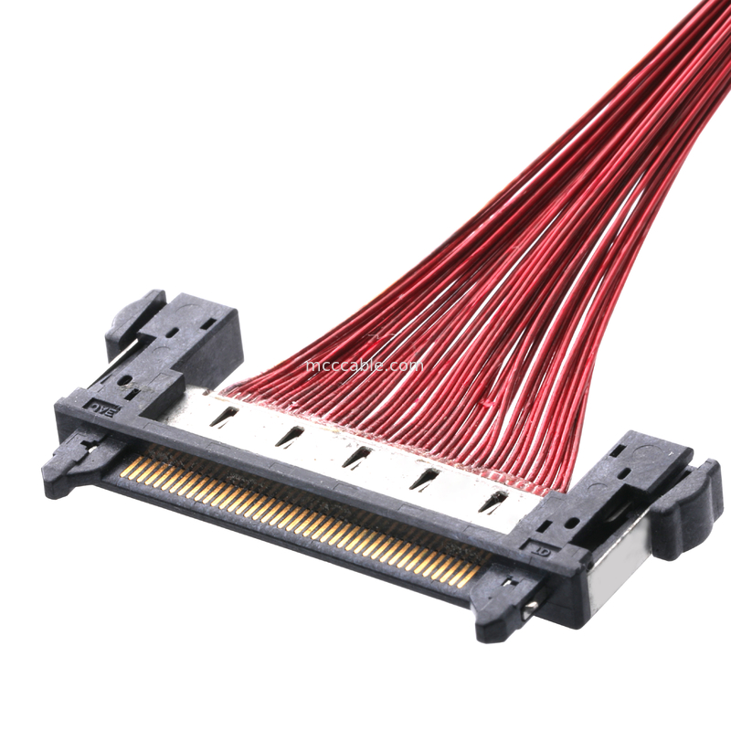 LCD Lvds Kablo Tertibatı JAE FI-RE41CL - FI RE41CL 0.3mm Pitch Molex Kablo Demeti