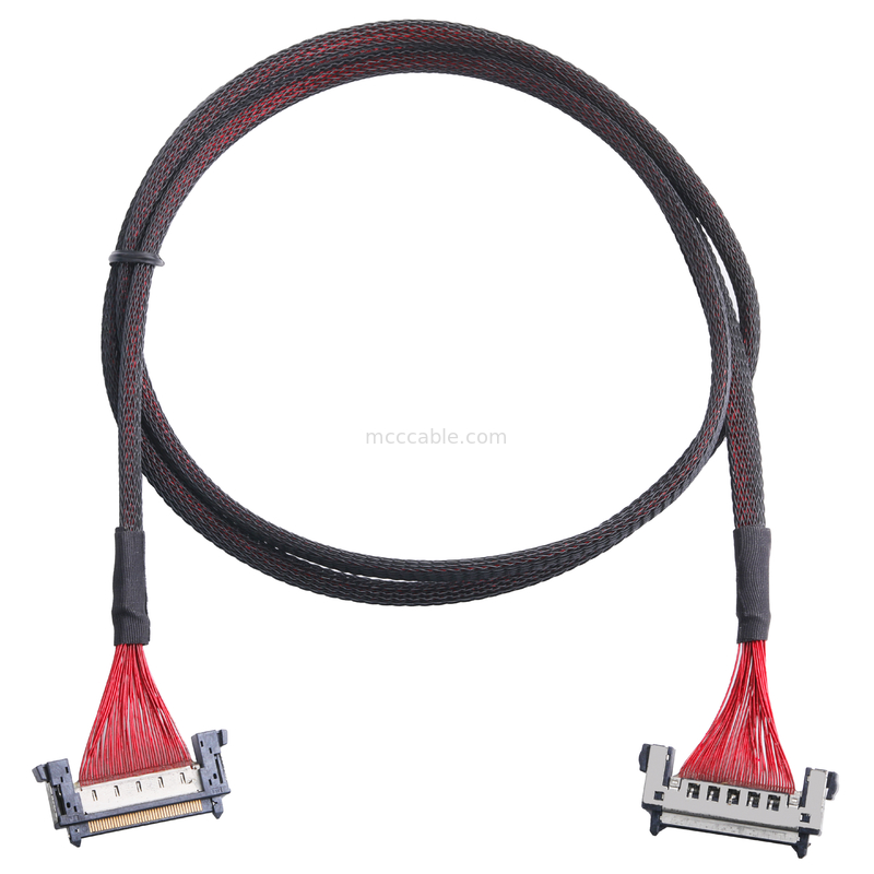 LCD Lvds Kablo Tertibatı JAE FI-RE41CL - FI RE41CL 0.3mm Pitch Molex Kablo Demeti