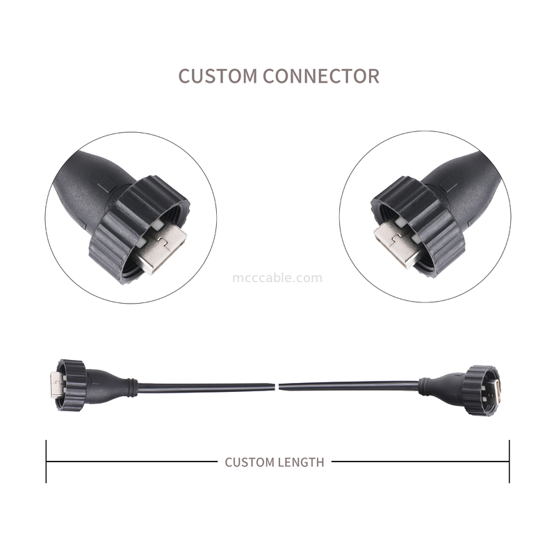USB2.0 A Tipi Erkek Tip A - USB2.0 Erkek Tip A Konnektör Kablosu Endüstriyel