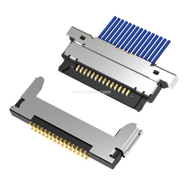 15pin Mikro Koaksiyel Kablo Montajı20345-015T-32R 0.4mm pitch Yatay çiftleşme tipi mikro-koaksiyel konektör