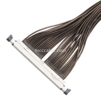 32 Pin Mikro Koaksiyel Kablo 0.3mm Pitch 20496-032T-40 Drone için Lvds Kablo 32P konektör