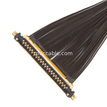 40P UL11130 46AWG Mikro Koaksiyel Kablo Montajı 20531-040t-02 IDC Forming OEM/ODM