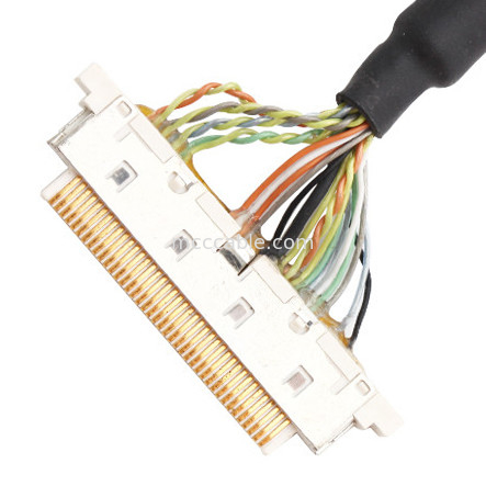 0,5 mm aralıklı ACES 50204-040 1 1-002 - JST SHDR-40V-SB LVDS kablo Montajı