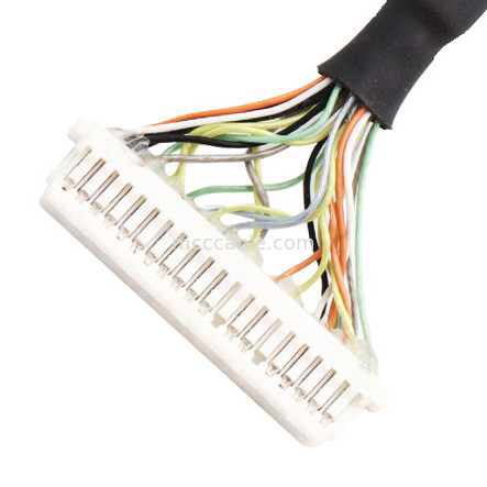 0,5 mm aralıklı ACES 50204-040 1 1-002 - JST SHDR-40V-SB LVDS kablo Montajı