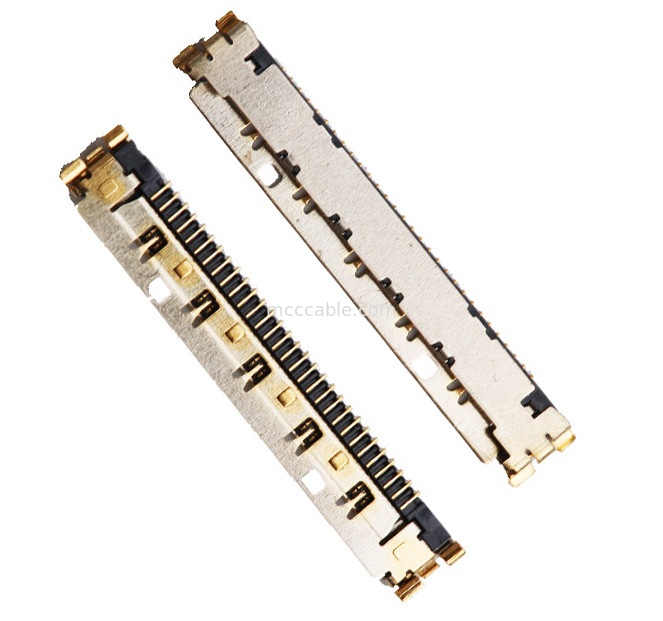 Saat 30 Pinli Df81 Mikro Koaksiyel Konnektör 0.4mm Pitch DF81-30S-0.4H