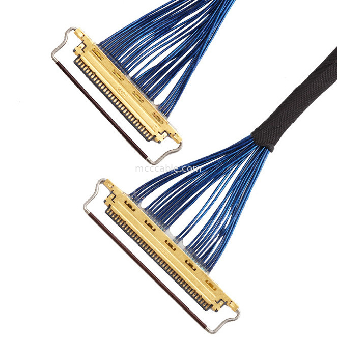 44AWG SGC LVDS EDP Kablosu  0.5mm Pitch 20453-330t-13 ila 20453-340t-13