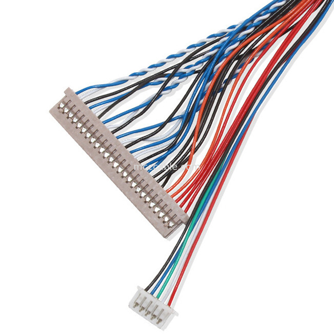 250V 20 Pin Lvds Kablosu  Df14 To Df14 Laptop için lvds ekran konektörü