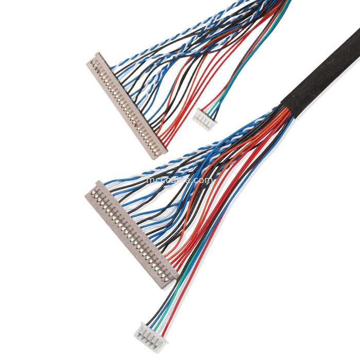 250V 20 Pin Lvds Kablosu  Df14 To Df14 Laptop için lvds ekran konektörü