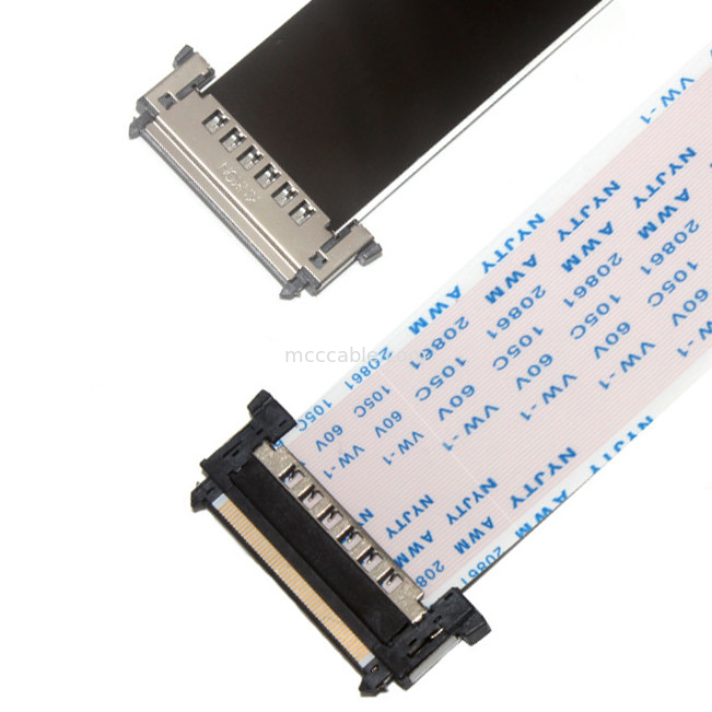 16 Pimli FFC FPC Kablosu 0,5 Pitch A Tipi 20628 80C 60V VW 1 lvds ekran konnektörü