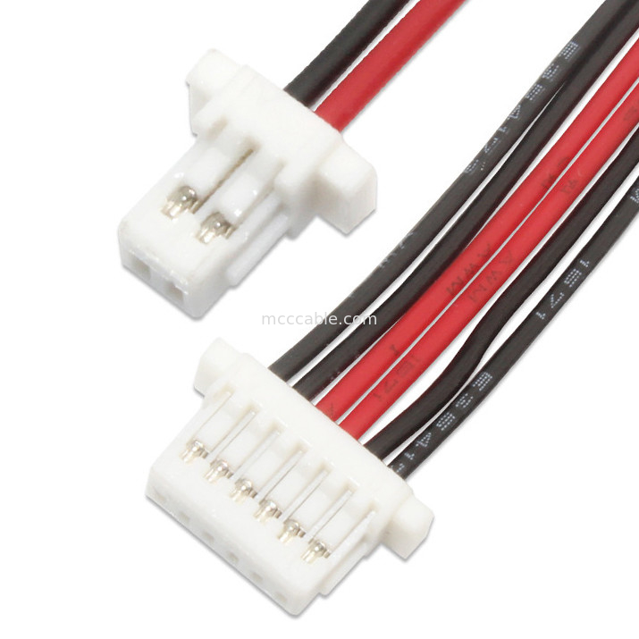 Jst Kablo Sh 1.0 TO 6Pin SH1.0 TEL 500MM Jst Bağlayıcı, 3mm Kalaylı Özel Kablo Demetine