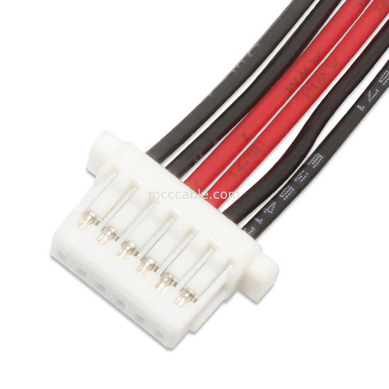 Jst Kablo Sh 1.0 TO 6Pin SH1.0 TEL 500MM Jst Bağlayıcı, 3mm Kalaylı Özel Kablo Demetine