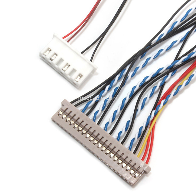 30 Pin LVDS Kablo Tertibatı 1.0mm 1.25mm Kontak Aralığı Df19 - Df14