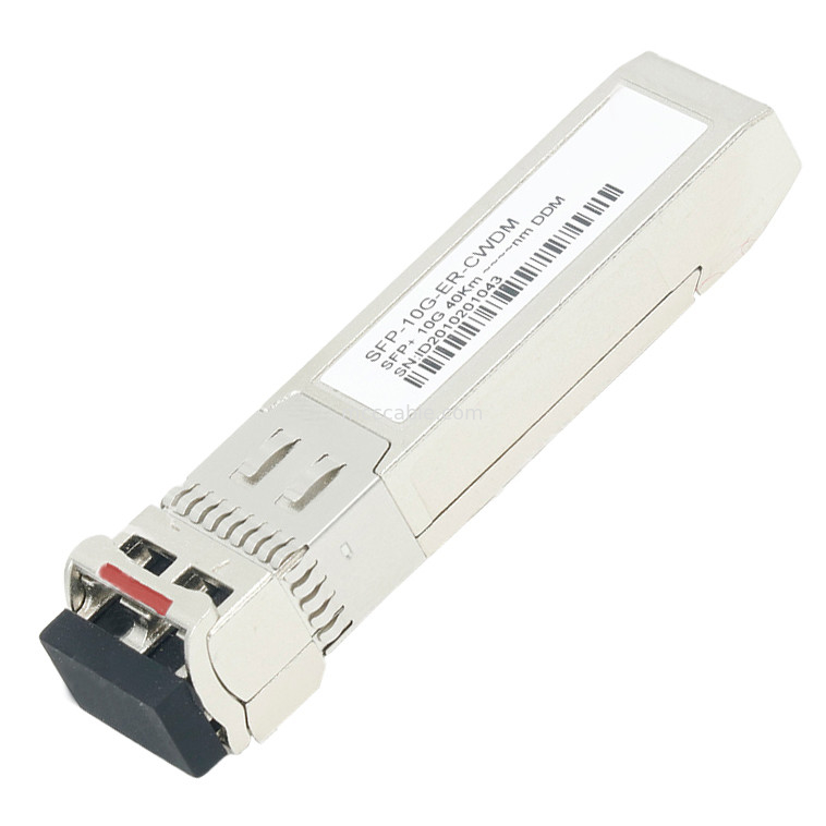 SFP-10G-ER-CWDM 40km DDM Desteklenen fiber kanal Ethernet için sFP