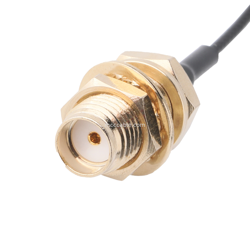 Bağlantı Adaptörleri OEM ODM RF Koaksiyel Kablo Bağlantı Adaptörü SMA-F-Jack Custom Plug