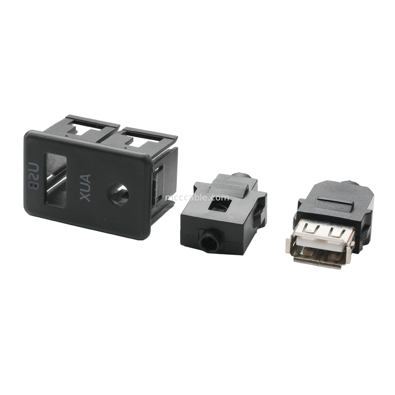 ISOBUS AUX erkek Uzatma Kablosu Jack 3.5mm Stereo O Jack USB Soket Kablosu