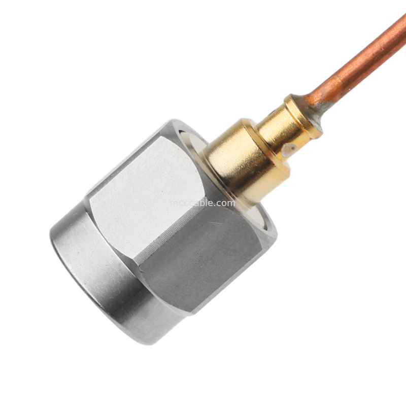 Rohs Yarım Sert Koaksiyel Kablo Vita 67 Smpm Düz Plug To Sma Erkek Düz Plug Sro47