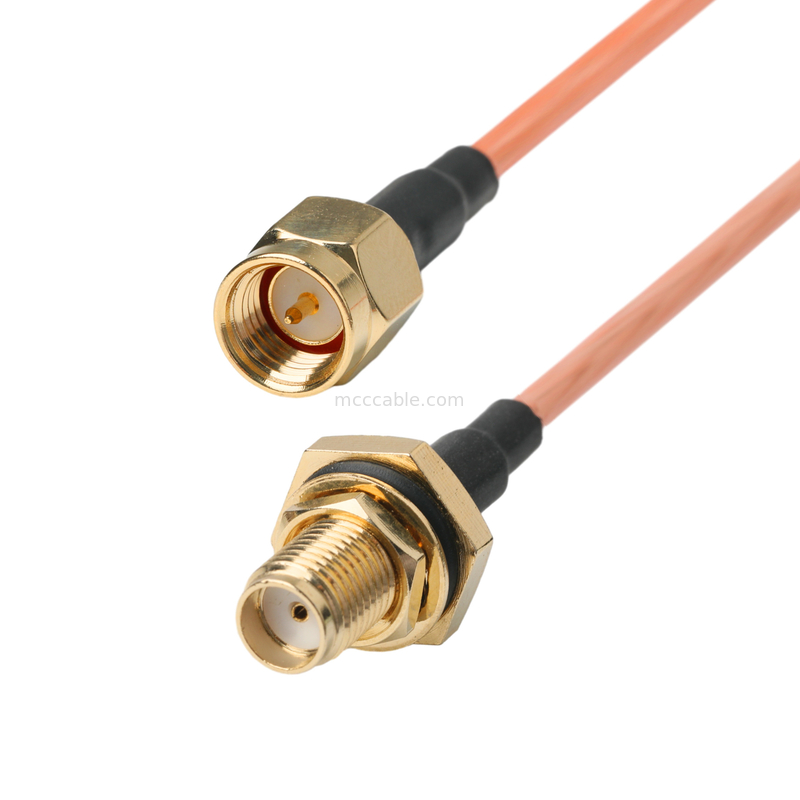 OEM / Odm Rg316 Kablo Bağlayıcısı Sma Kadın Perde Jack Erkeğe Düz Plug