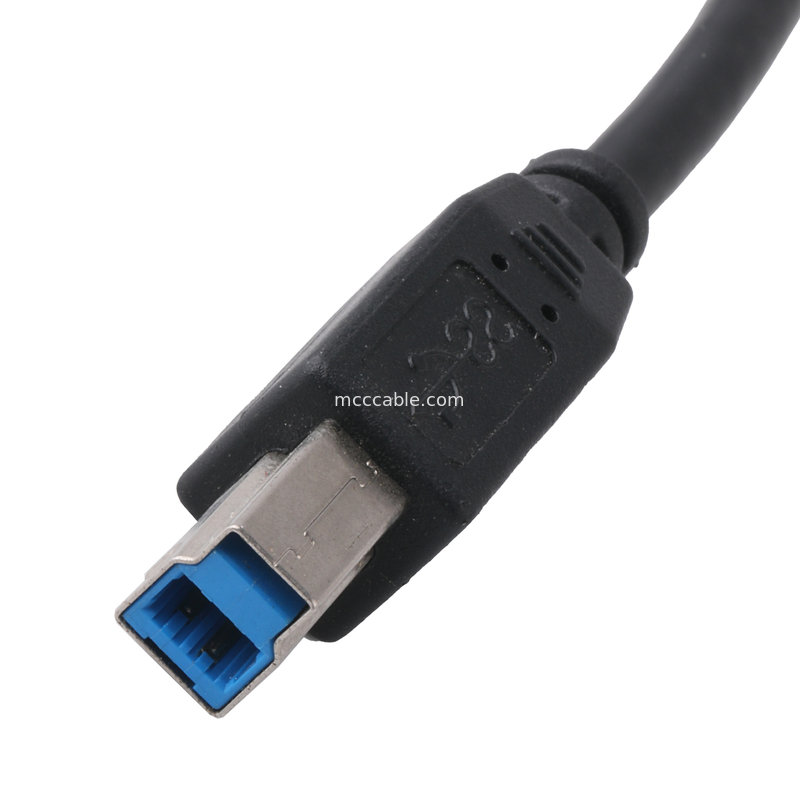 Plug and play yazıcı kablosu konektörü USB 3.0 B Erkeğe Kadına USB3.0 Bm Bf