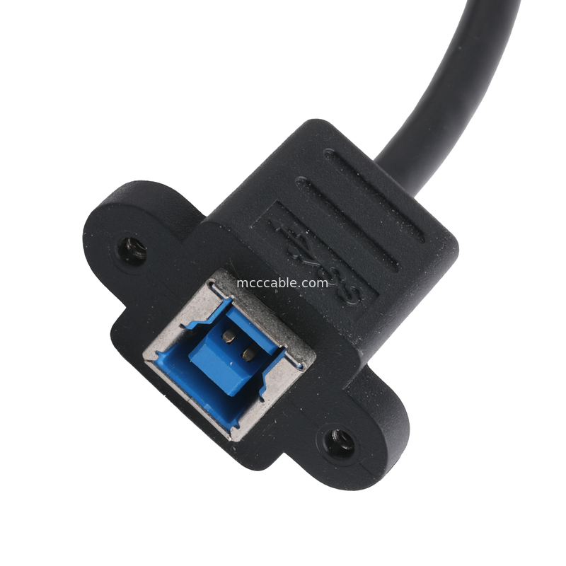 Plug and play yazıcı kablosu konektörü USB 3.0 B Erkeğe Kadına USB3.0 Bm Bf