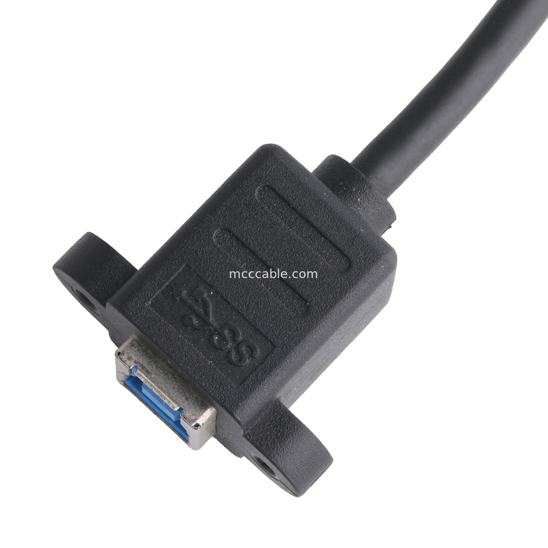Plug and play yazıcı kablosu konektörü USB 3.0 B Erkeğe Kadına USB3.0 Bm Bf