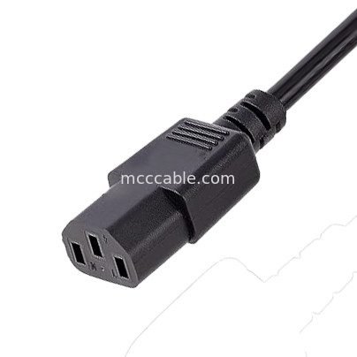 Bs 1363 - C13 Su ısıtıcısı için elektrikli güç kablosu