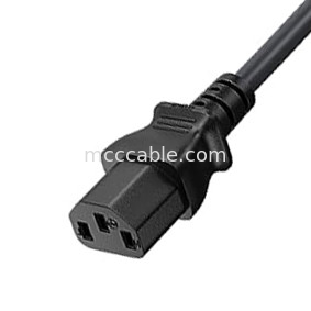 C13 To Uk Plug Power Cord Bs1363 18awg 250v Uzunluk Çoğu bilgisayar, yazıcı ve diğer cihazlar için uygundur
