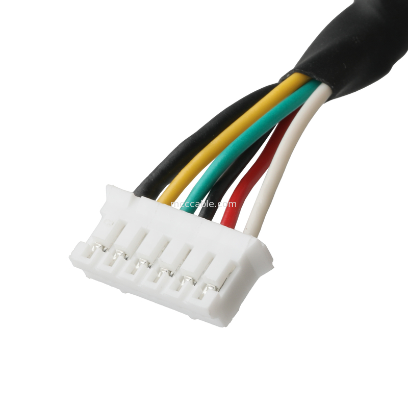 ROHS Kablo Su geçirmez Bağlantısı M20 Erkeğe JST PHR-6 Tel UL2464 24AWGX5C OEM / ODM