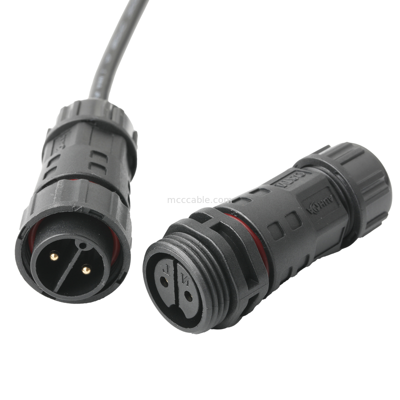 ROHS Kablo Su geçirmez Bağlantısı M20 Erkeğe JST PHR-6 Tel UL2464 24AWGX5C OEM / ODM