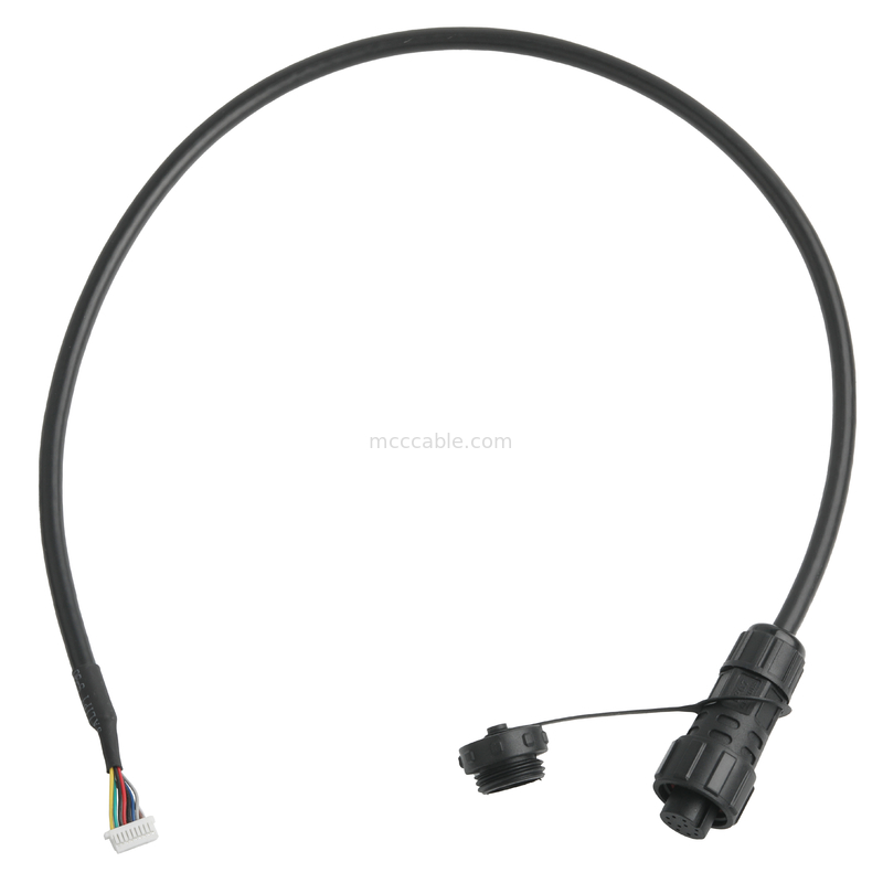 IP67 Su geçirmez Bağlantı M16 Kadın SH1.0 9P UL 2464 28AWG*4PR+AEB Kablo ROHS