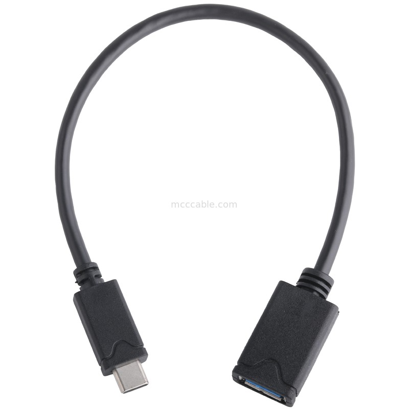 Bağlantı Adaptörleri Rohs USB Adaptör Kablosu Tip C Erkek USB - Tip A Kadın OEM / ODM Özelleştir