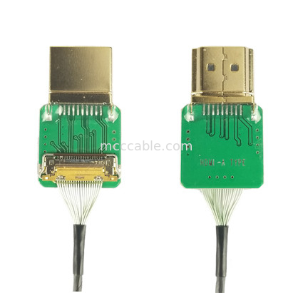 Bağlantı Adaptörleri 20525-020E-02 Tipi Hdmi Kablo Adaptörü Hdmi Düz Baş Hdmi-A pitch 0.4mm