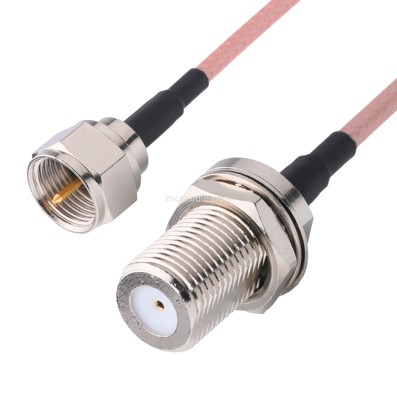 RG179 Koaksiyel Kablo 75 Ohm TE 5415226-1 To AMPHENOL CONNEX 222114-10 OEM/ODM