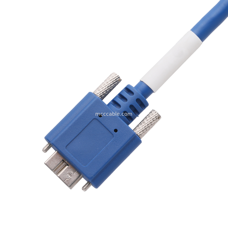 5 Gbps Micro B To Usb 3.0 Kablo Uzunluğu Özel Mavi Renk ROHS