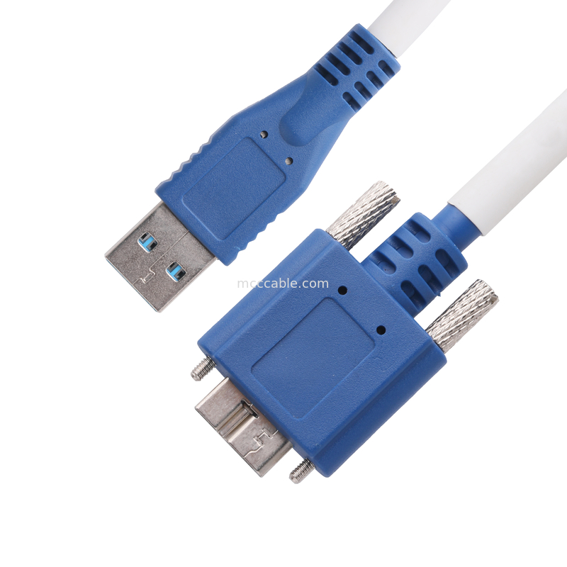 5 Gbps Micro B To Usb 3.0 Kablo Uzunluğu Özel Mavi Renk ROHS