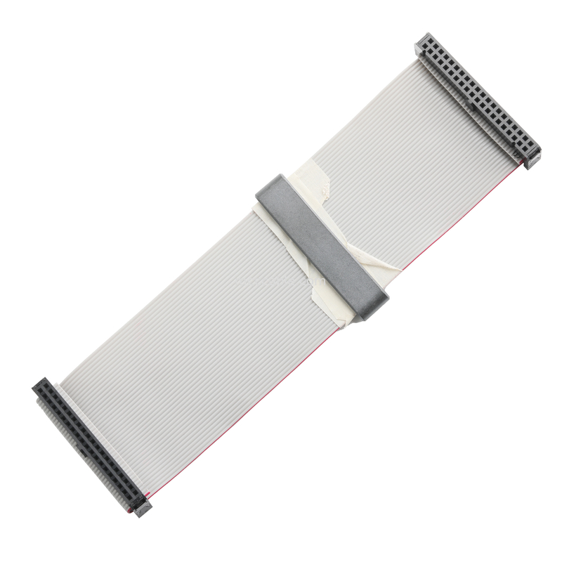 IDC FC-2*20P 40Pin 2.54mm pitch Black PBT+G/F UL2651 28AWG Idc Flat Ribbon Kablo 1.27mm Pitch OEM/ODM