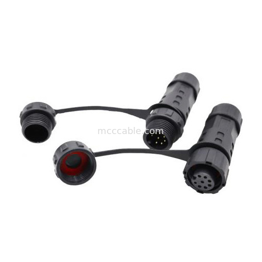 Fabrika Mini M12 8Pin Su geçirmez Dairesel Bağlantı Kablo Plug Endüstriyel IP67 Koruma Derecesi Su geçirmez Erkek/Kadın