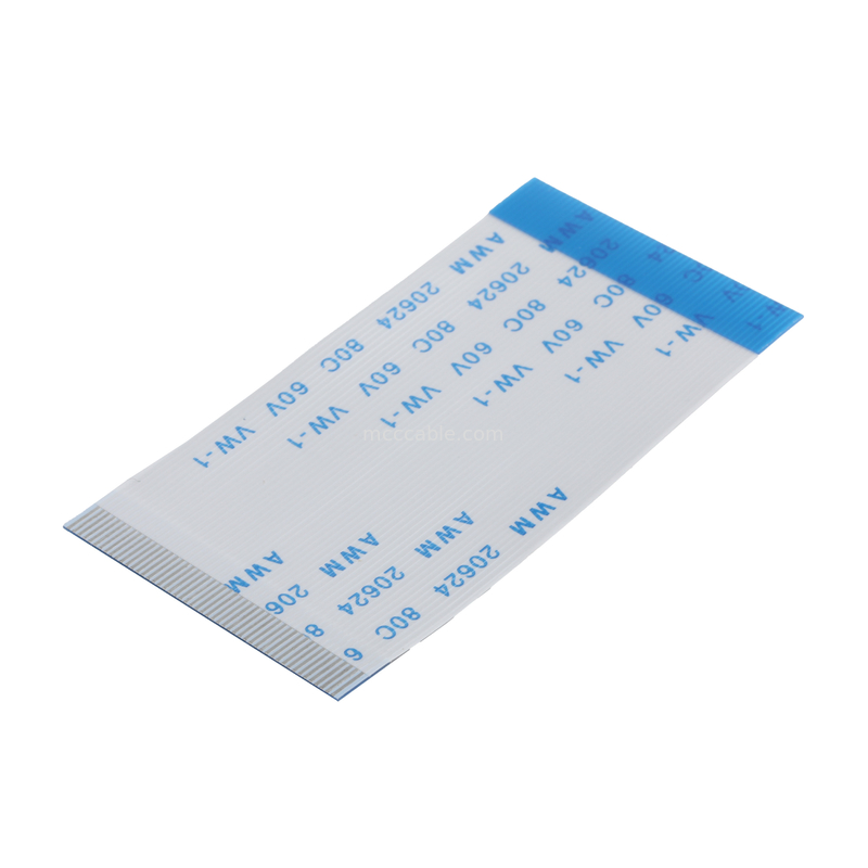 0.5mm Pitch Fpc Ffc Kablo 50p Koruyucu fpc kablo konnektörü ile Kalaylı Kaplama